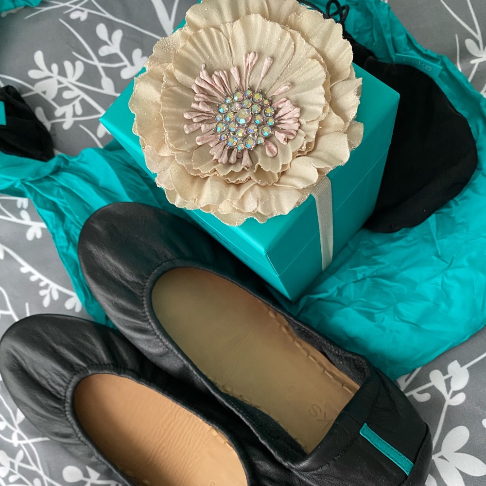 Tieks classic black ballet flat